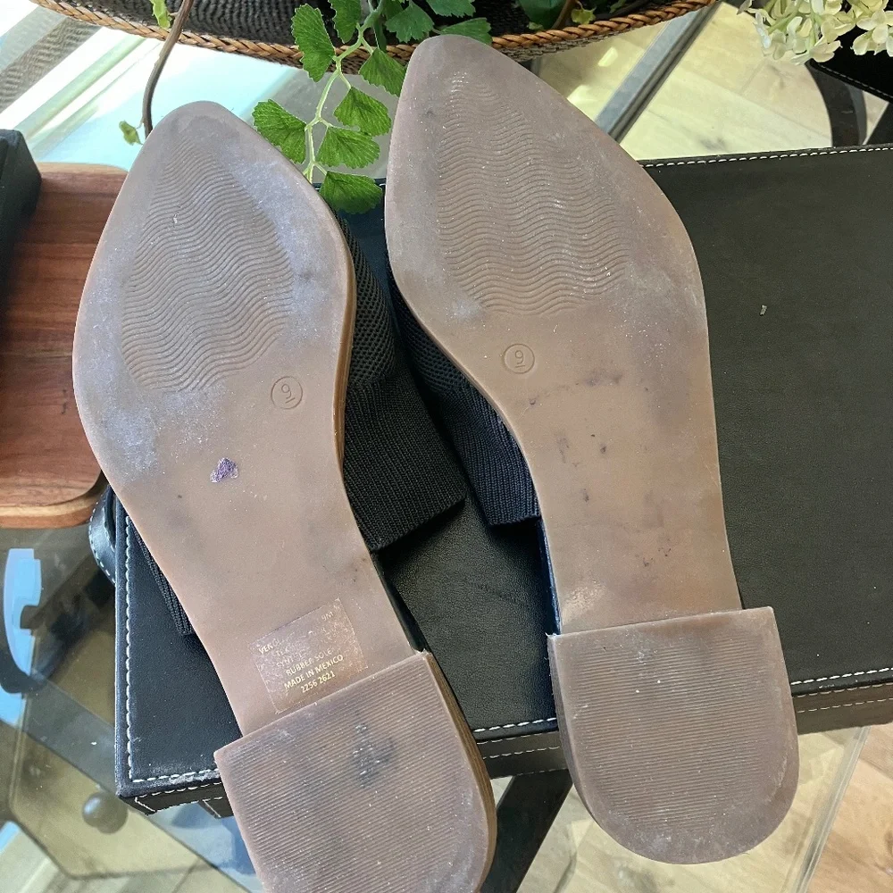 Steve Madden Mules Valdez Knit Black - Size 9 - Picture 7 of 8